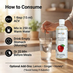 Raw Apple Cider Vinegar with Mother - Unfiltered - Unpasteurised, 2X Probiotic Strands and Natural Enzymes