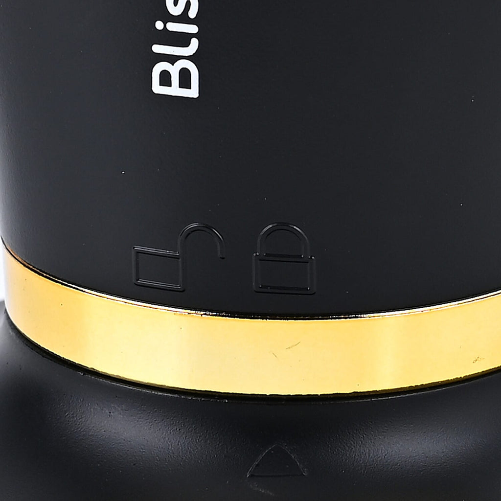 Bliss - Beyond Multifunctional EMS Massage Therapy Device Including 6 Massage Heads - Black - Gold