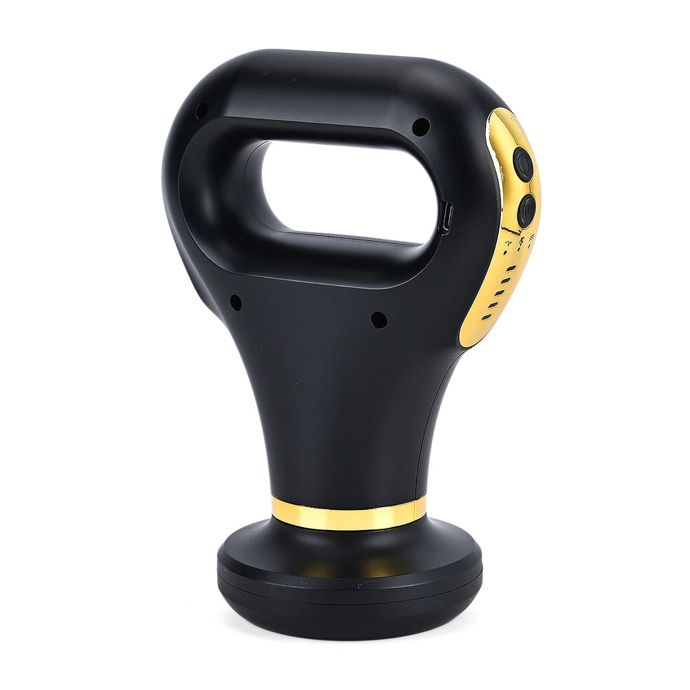 Bliss - Beyond Multifunctional EMS Massage Therapy Device Including 6 Massage Heads - Black - Gold