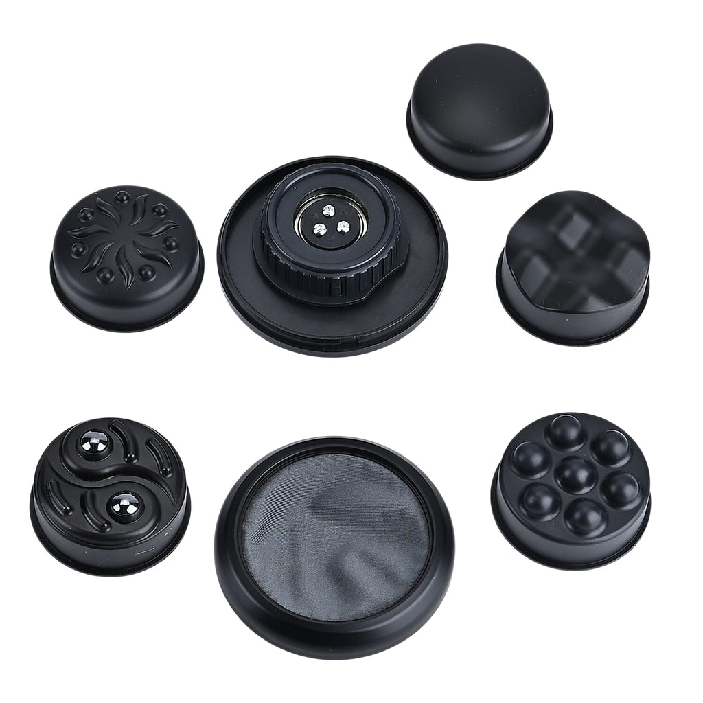 Bliss - Beyond Multifunctional EMS Massage Therapy Device Including 6 Massage Heads - Black - Gold