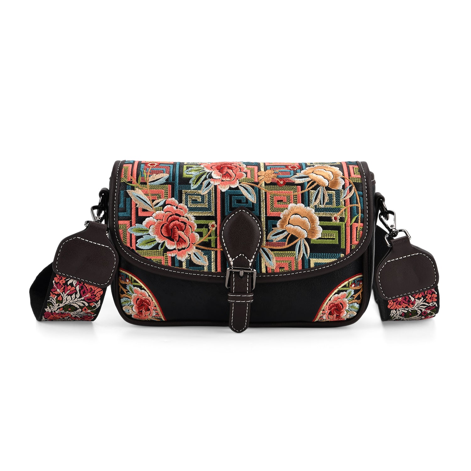 Crossbody Bag (Size - One Size) - Black & Blue_8231311
