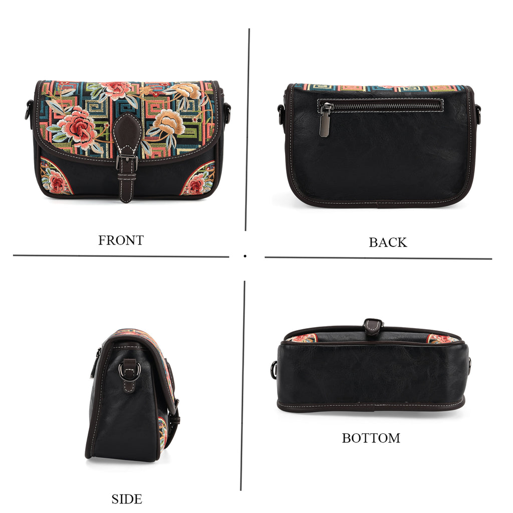 Crossbody Bag (Size - One Size) - Black & Blue_8231311_4