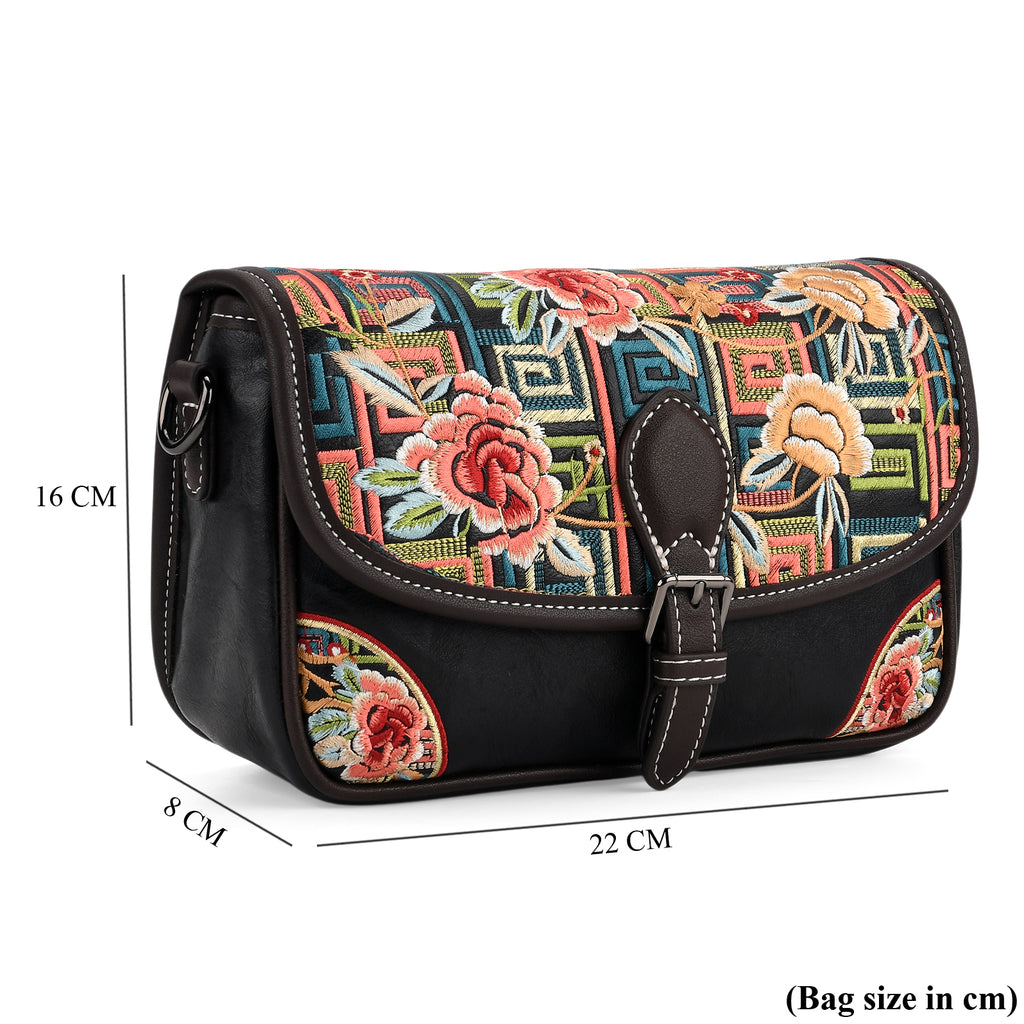Crossbody Bag (Size - One Size) - Black & Blue_8231311_7