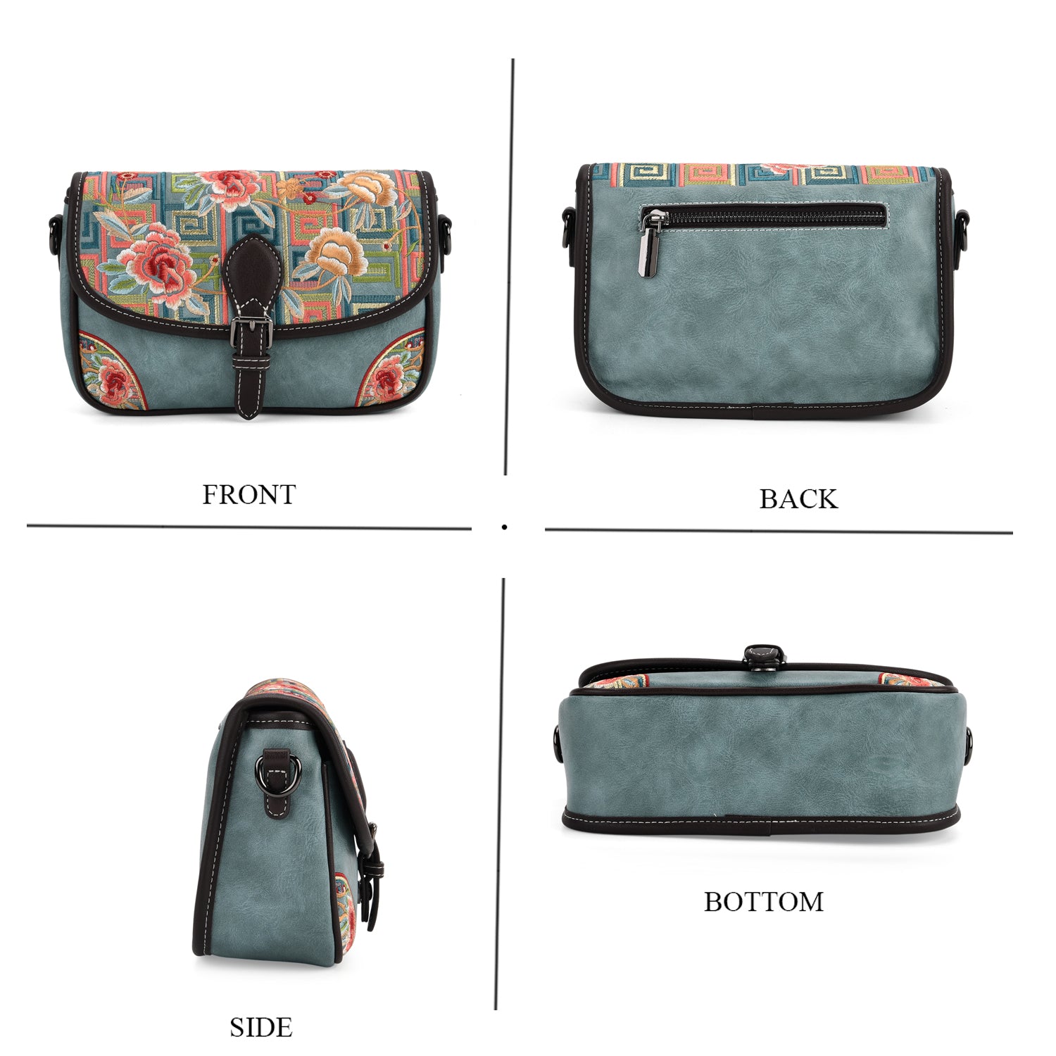 Crossbody Bag (Size - One Size) - Blue & Blue_8231312_4