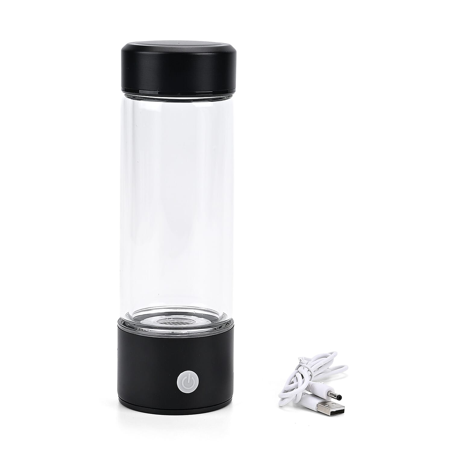 Bliss - Beyond Hydrogen-Rich Water Bottle - 420ml,Type-C Rechargeable - Silver