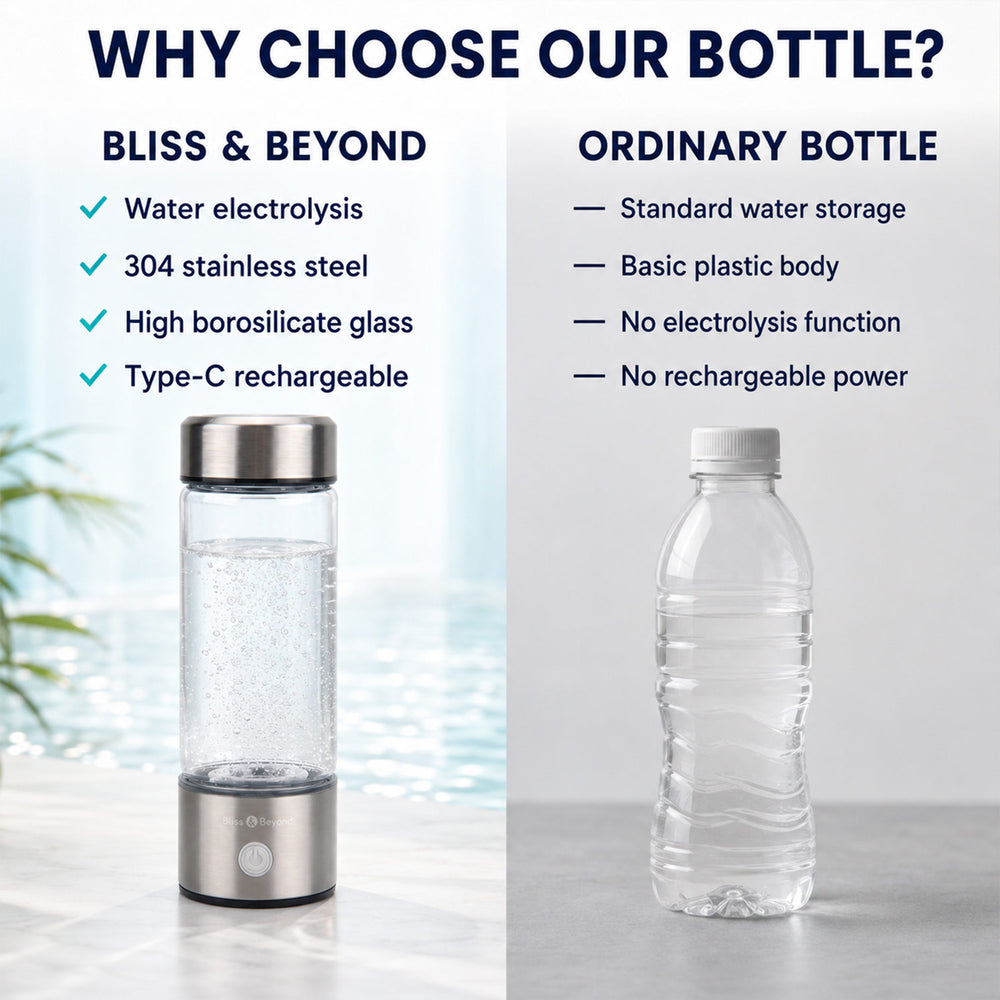 Bliss & Beyond Water Bottle (Size - One Size) - Silver & Silver_8234449_2