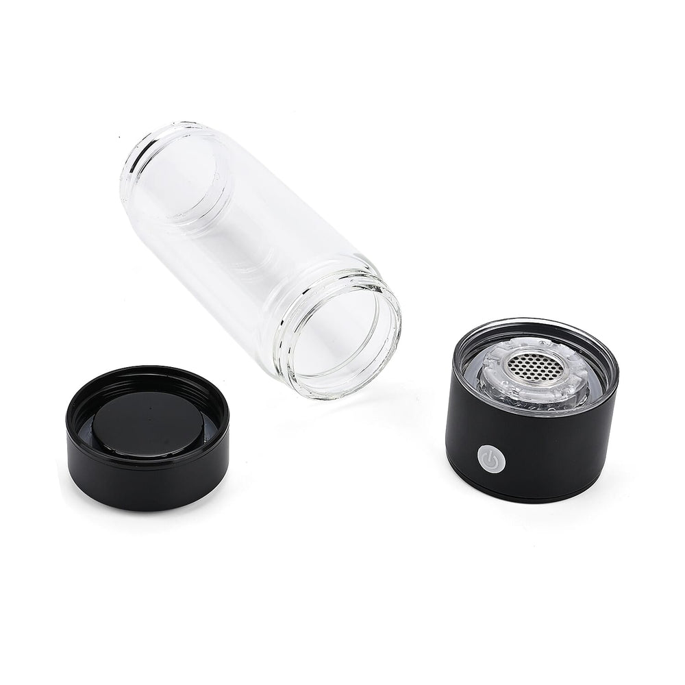 Bliss - Beyond Hydrogen-Rich Water Bottle - 420ml,Type-C Rechargeable - Silver