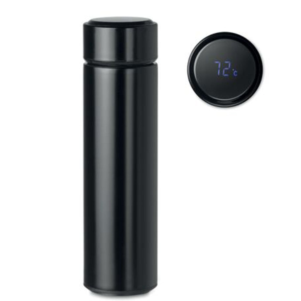 Smart Thermos Flask with Temp Display (450ml) - Black_8236722
