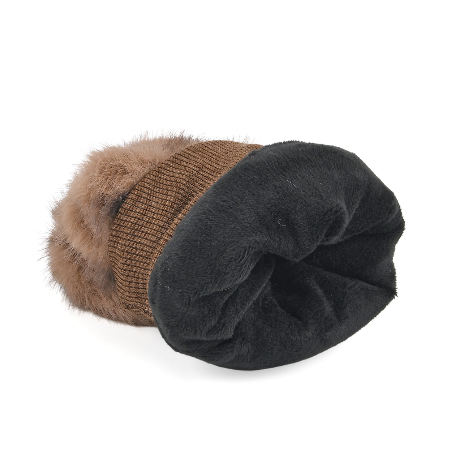 Styled By Glove and Mitten (Size - One Size) - Light Brown & Brown_8237060_4