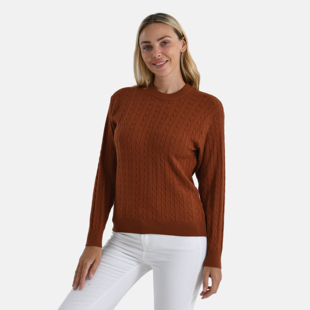 & Maisi Knitted Jumper (Size - Medium) - Orange & Orange_8237596_2