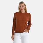 & Maisi Knitted Jumper (Size - Medium) - Orange & Orange_8237596_3