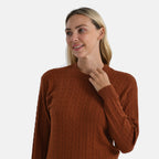 & Maisi Knitted Jumper (Size - Medium) - Orange & Orange_8237596_4