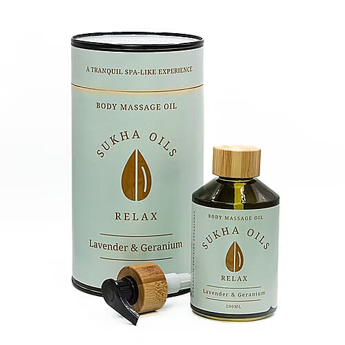Sukha Relax Body Massage Oil - 200ml