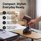 Bliss - Beyond Handheld Garment Steamer with 320ml Tank, Ceramic Plate - 3 Steam Levels (1780W) - Coffee