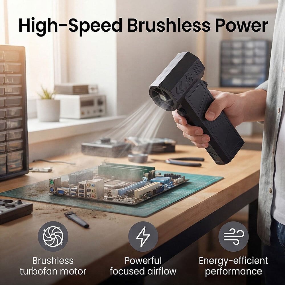 Bliss - Beyond Handheld Brushless Turbofan-Blower - Dual 4000mAh Battery - Black