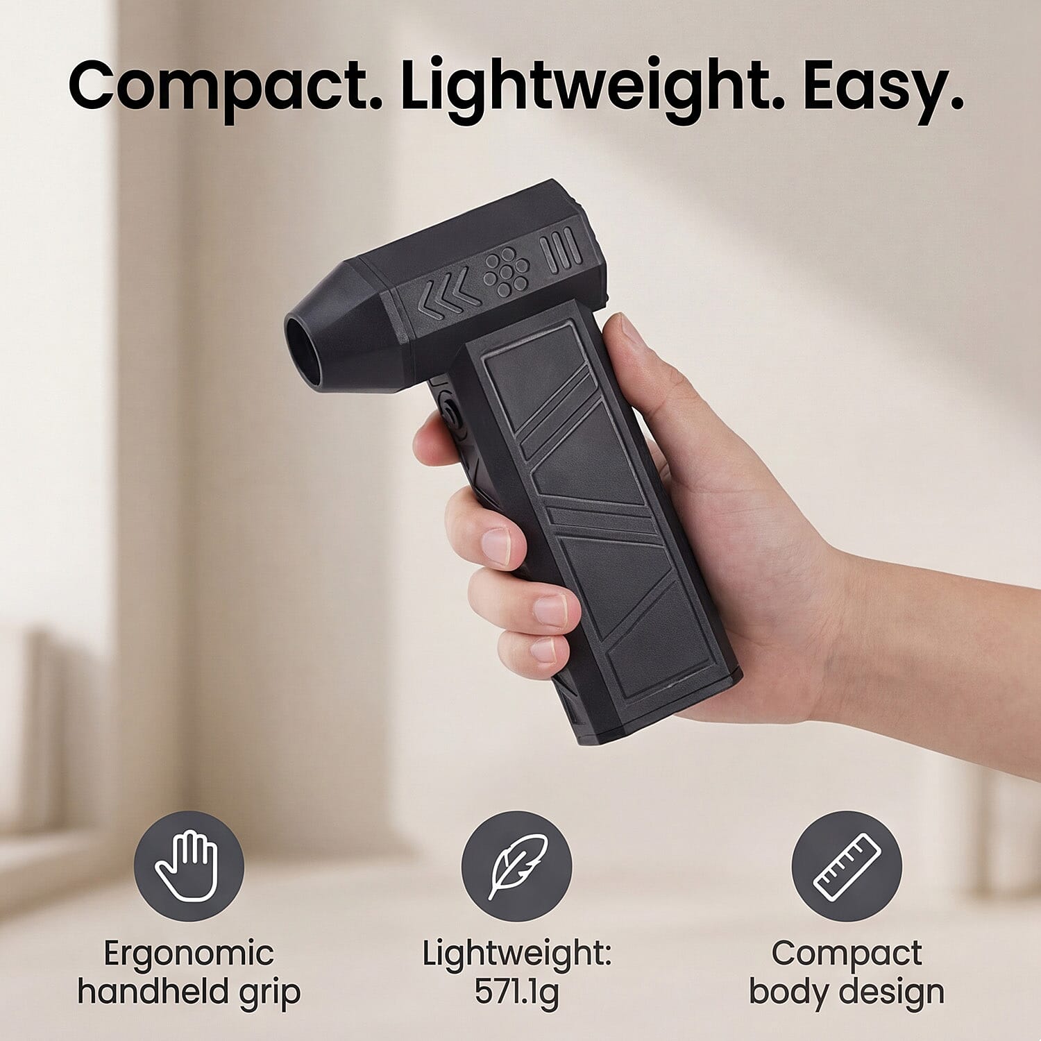 Bliss & Beyond Handheld Brushless Turbofan-Blower - Dual 4000mAh Battery