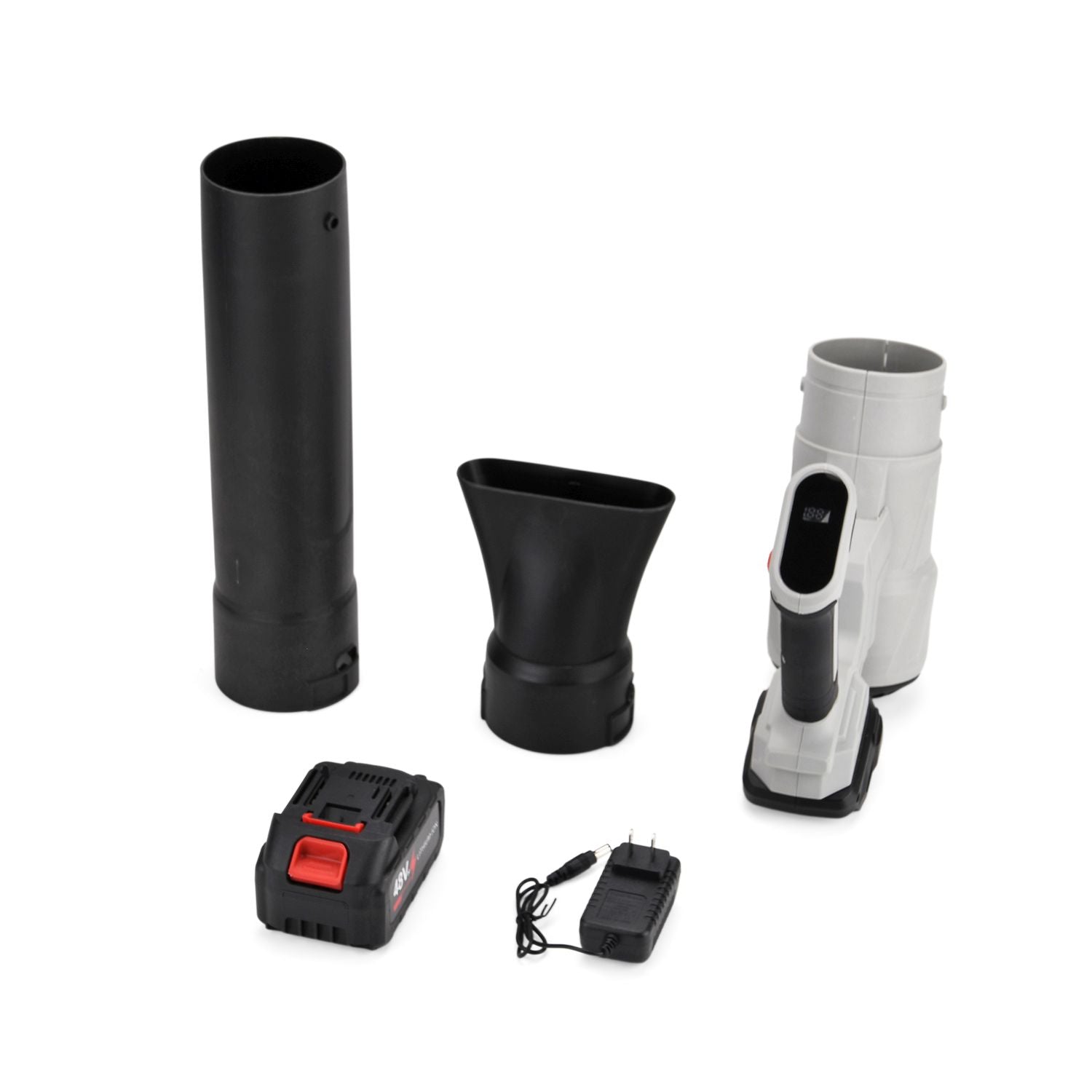 Bliss & Beyond 18.5V Cordless Handheld Air Blower with LCD Screen & UK Plug - Grey & Black_8245346