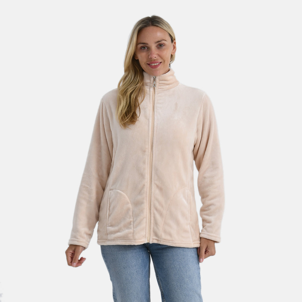 Styled By Patterned Coat (Size - Medium) - Beige_8245351