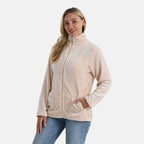 Styled By Patterned Coat (Size - Medium) - Beige_8245351_2