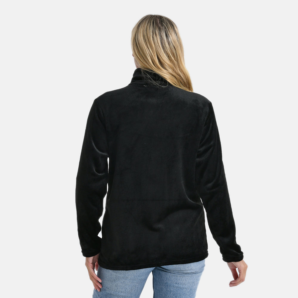Styled By Patterned Coat (Size - Large) - Black_8245356_1