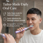 Lab Life Sonic Toothbrush with UV Sanitisation Including Brush Heads - Purple (Lifetime Warranty)
