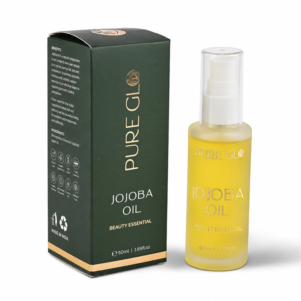 "Pure Glo Cold Pressed Natural Jojoba Oil Volume - 50 ml"_8254183