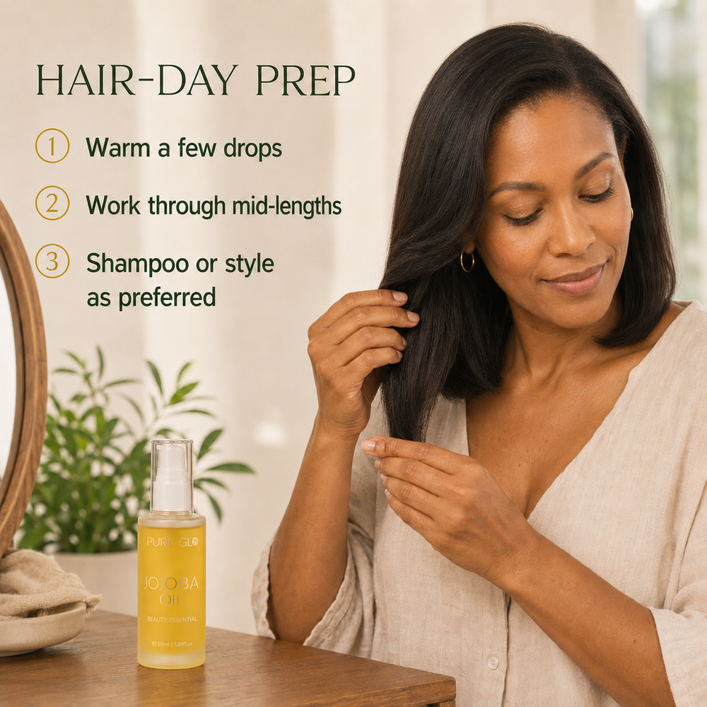 "Pure Glo Cold Pressed Natural Jojoba Oil Volume - 50 ml"_8254183_3