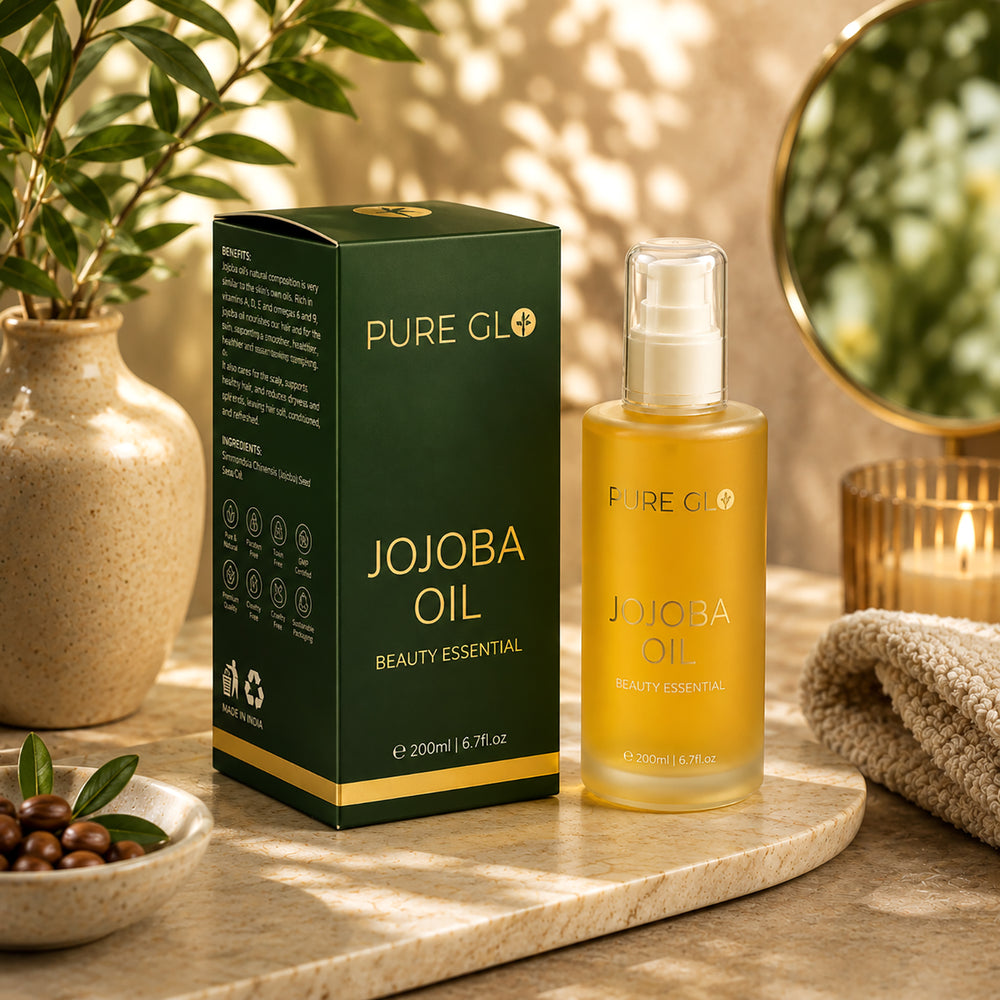 "Pure Glo Cold Pressed Natural Jojoba Oil Volume - 200 ml"_8254189_3