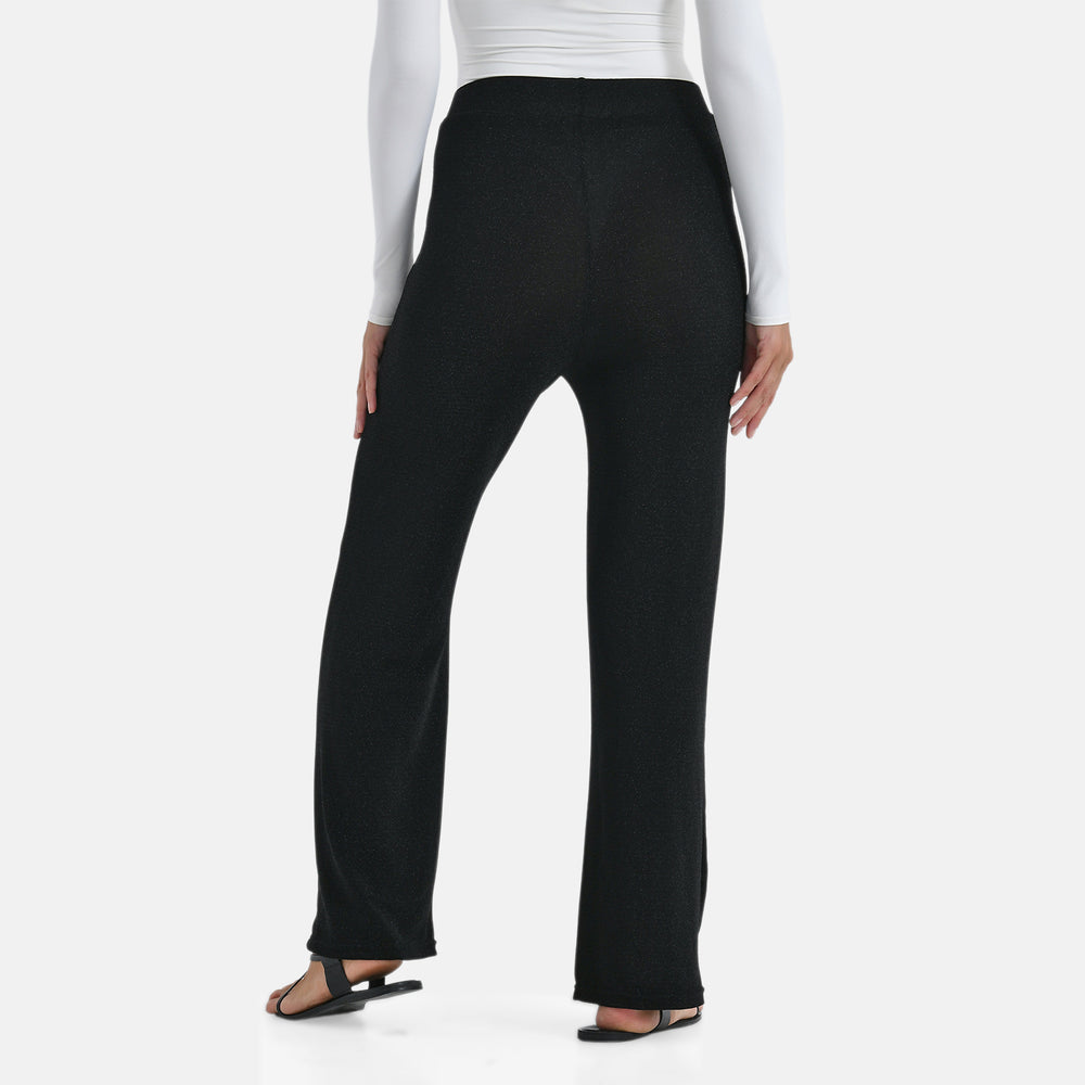 & Maisi Nylon Patterned Jean and Pant/Trouser (Size - 14) - Black_8255490_1