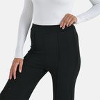 & Maisi Nylon Patterned Jean and Pant/Trouser (Size - 14) - Black_8255490_4