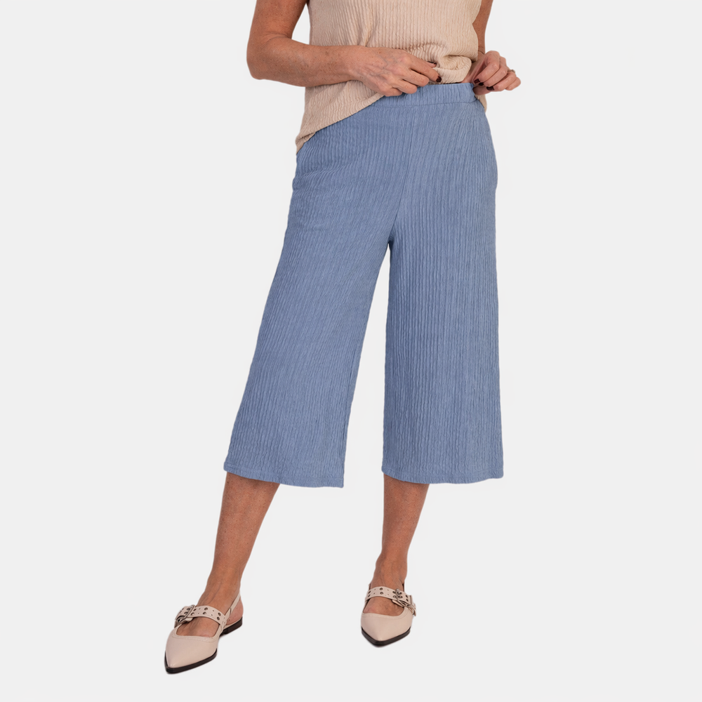 & Maisi Textured Cullotte (Size S, 8-10) - Denim_8255577