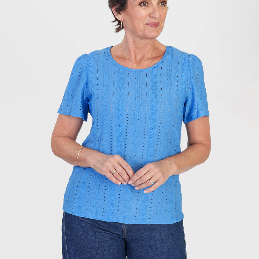 & Maisi  Top (Size - Large) - Cobalt_8255847