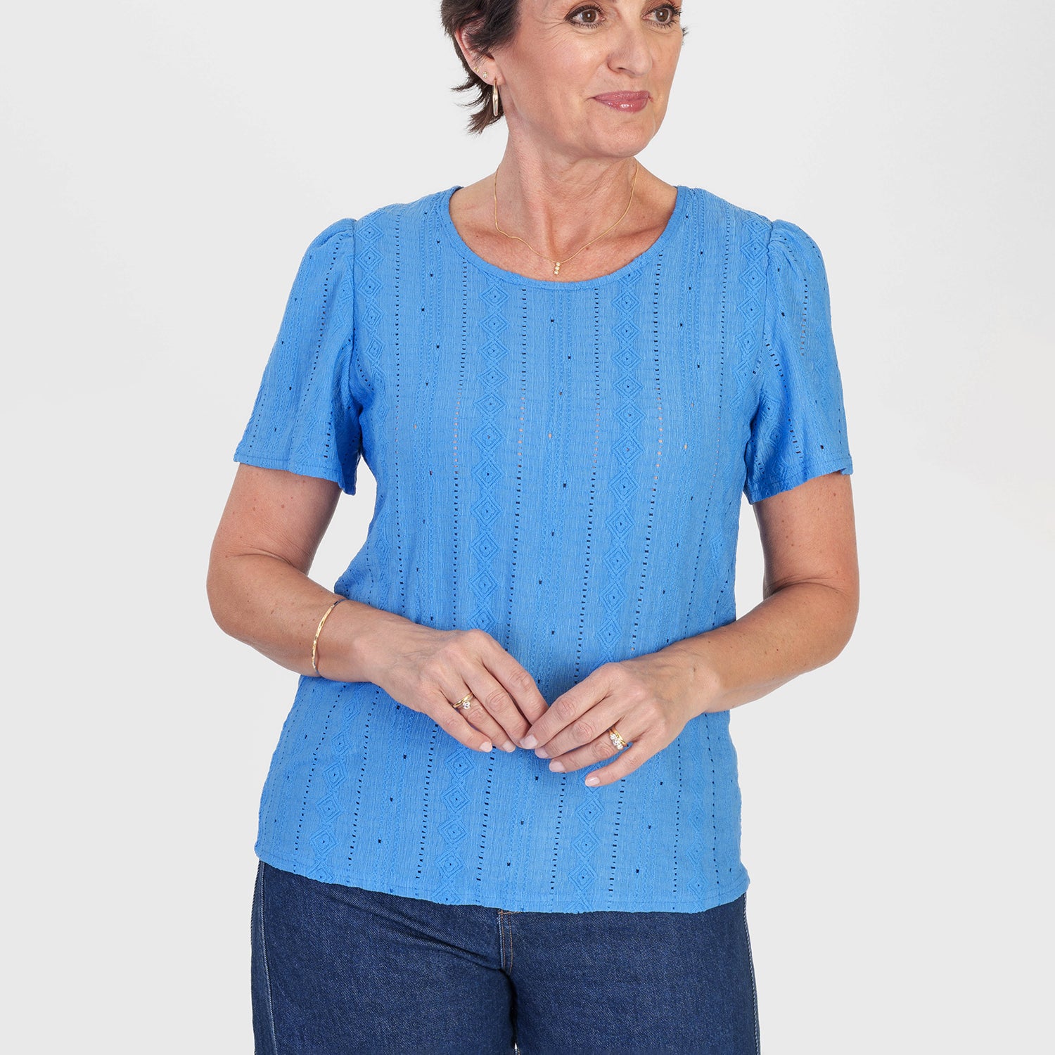 & Maisi  Top (Size - Large) - Cobalt_8255847