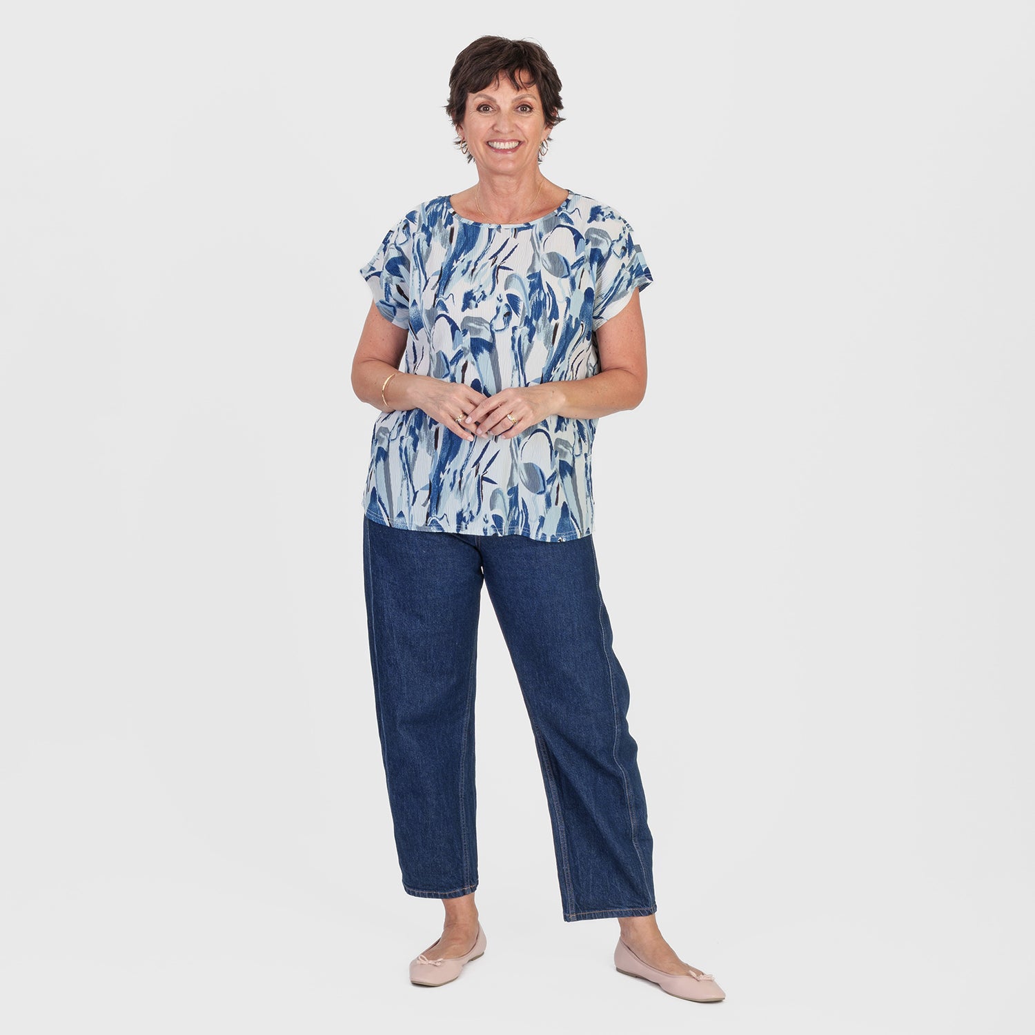 & Maisi  Tee (Size - Large) - Blue_8256051