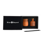 English Pear - Freesia Scented Jar Candle (50g) - Reed Diffuser (50ml) - Orange