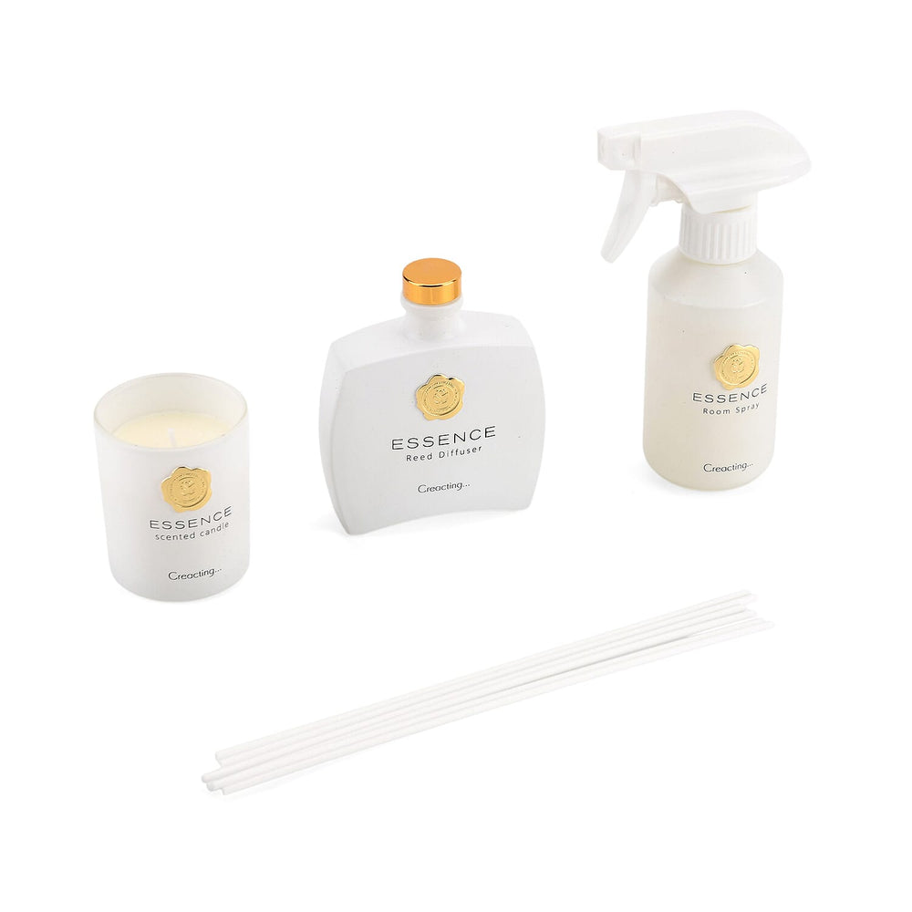 LOWEST EVER-Tropical Fruit Scented Home Fragrance Set - Jar Candle (100g), Incense - Incense Spray (100ml)