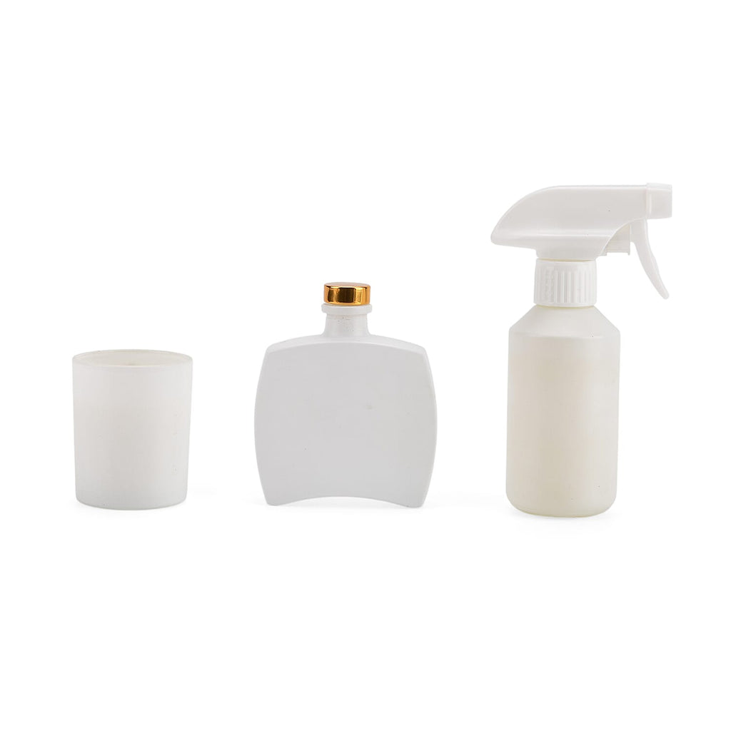 LOWEST EVER-Tropical Fruit Scented Home Fragrance Set - Jar Candle (100g), Incense - Incense Spray (100ml)