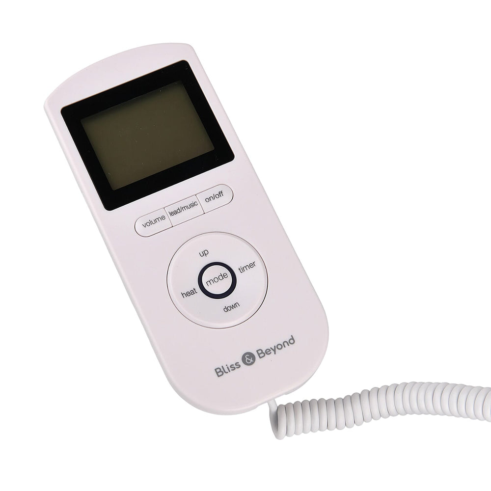 Bliss & Beyond TENS EMS Foot Circulation Massager; Combines TENS (Transcutaneous Electrical Nerve Stimulation), EMS (Electrical Muscle Stimulation), and FIR (Far Infrared) heat therapy to improve bloo