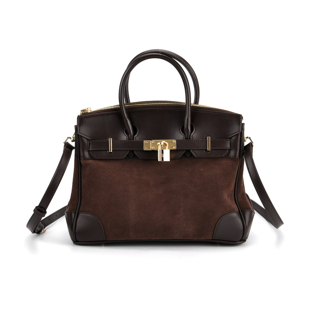 "Color:Coffee Size/Profile: Genuine leather Crossbody bag with gift box Wall (exterior):Genuine leather Lining (Interior):PVC Pockets (exterior):Zipped-1 Pockets (interior):  Zipped-1,slip-1; Measurem_8256463