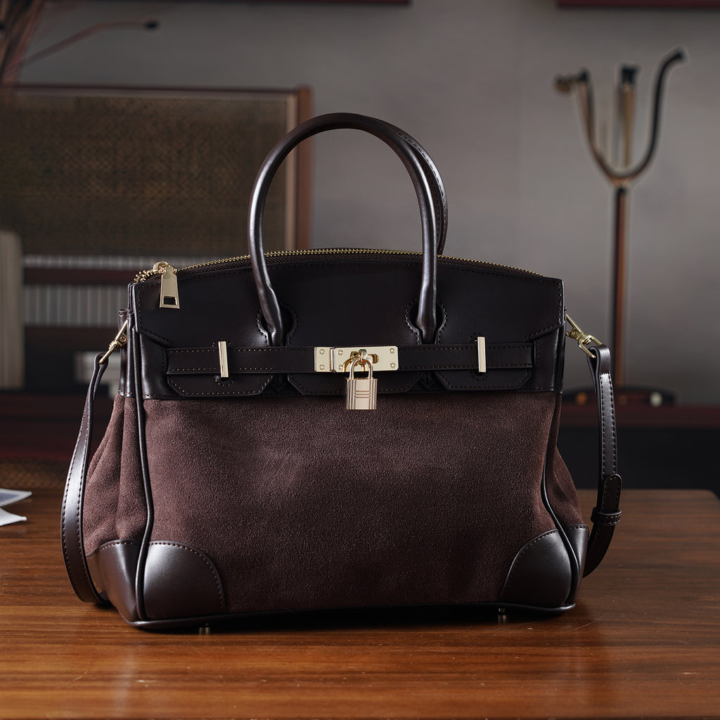 "Color:Coffee Size/Profile: Genuine leather Crossbody bag with gift box Wall (exterior):Genuine leather Lining (Interior):PVC Pockets (exterior):Zipped-1 Pockets (interior):  Zipped-1,slip-1; Measurem_8256463_1