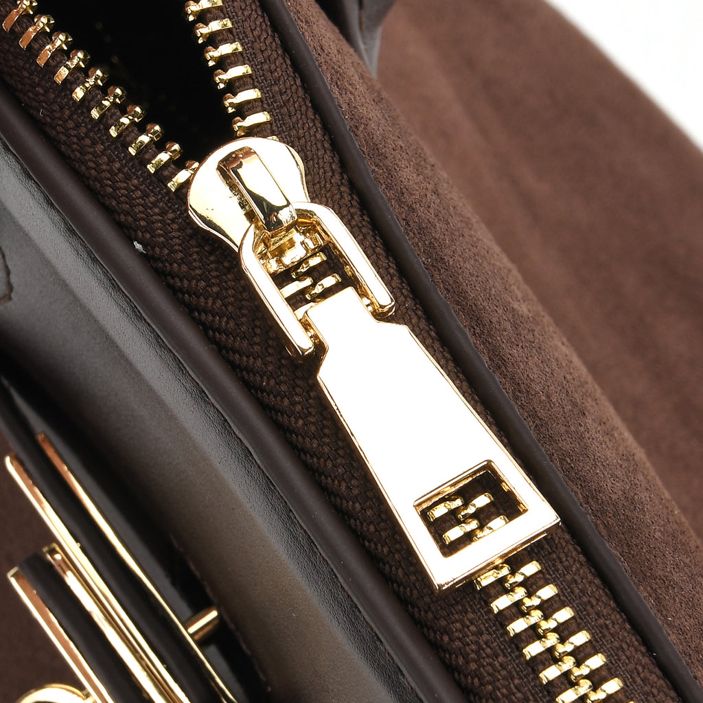"Color:Coffee Size/Profile: Genuine leather Crossbody bag with gift box Wall (exterior):Genuine leather Lining (Interior):PVC Pockets (exterior):Zipped-1 Pockets (interior):  Zipped-1,slip-1; Measurem_8256463_6