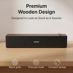 Bliss - Beyond E-3513 Brown Bluetooth 5.4 Soundbar - 6W Dual Channel, USB 5V Powered (370 mm) - Brown