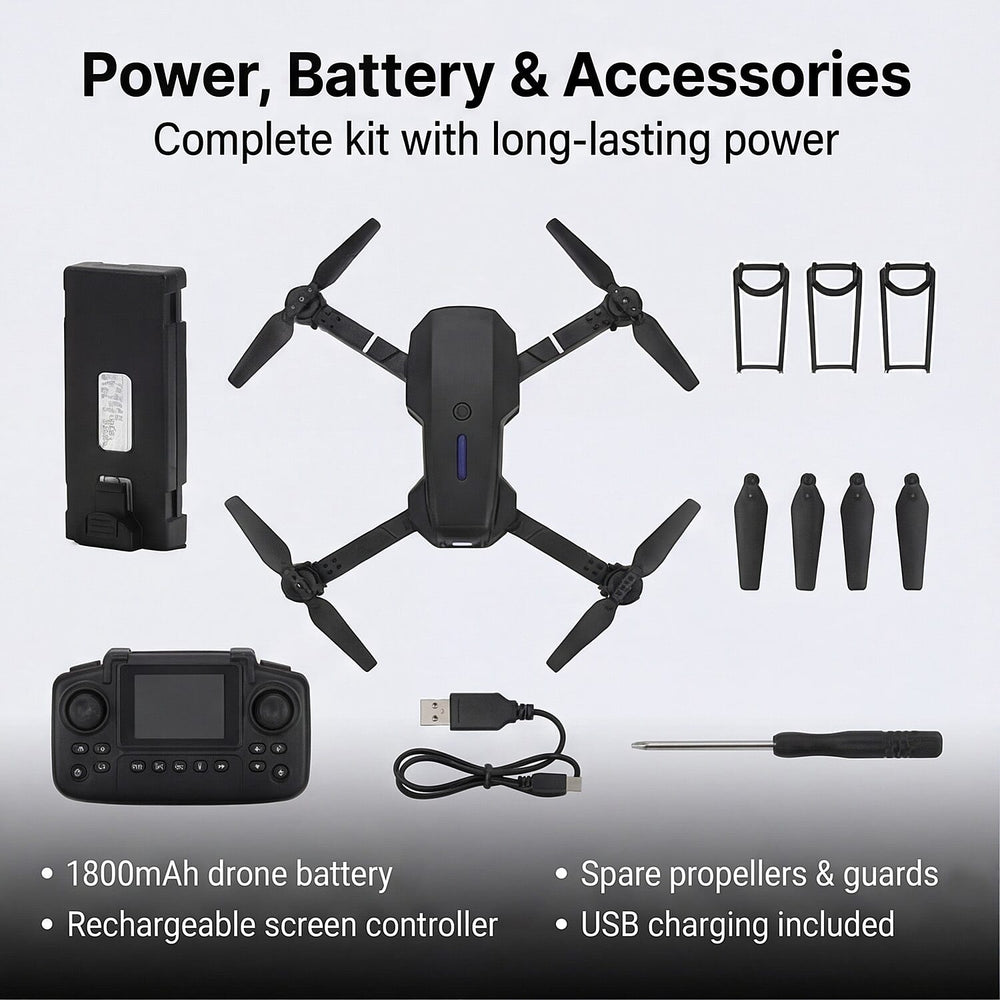 Drone (Size - One Size) - Black & Black