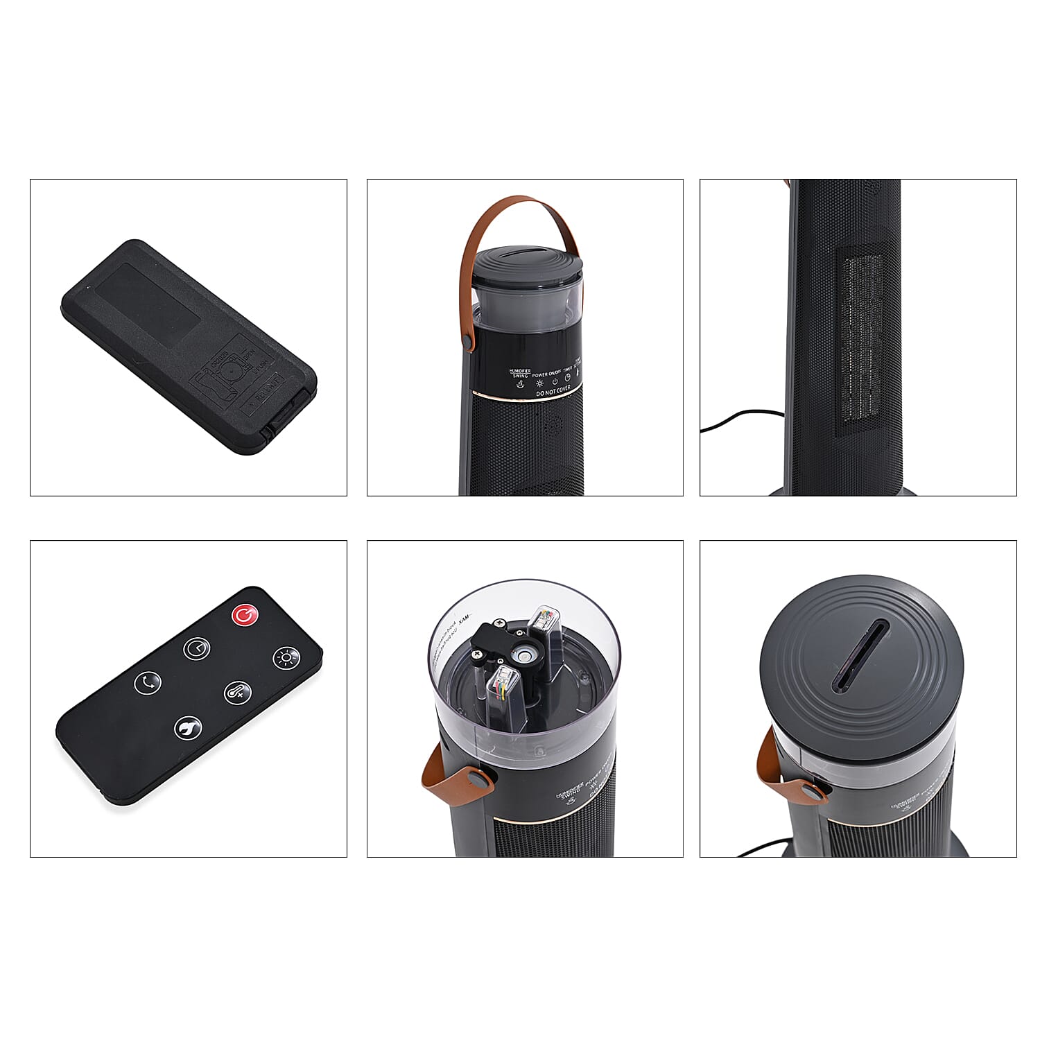 Bliss - Beyond PTC 4 in 1 -  Heater and Humidifier 1100-2000 Watts - Black