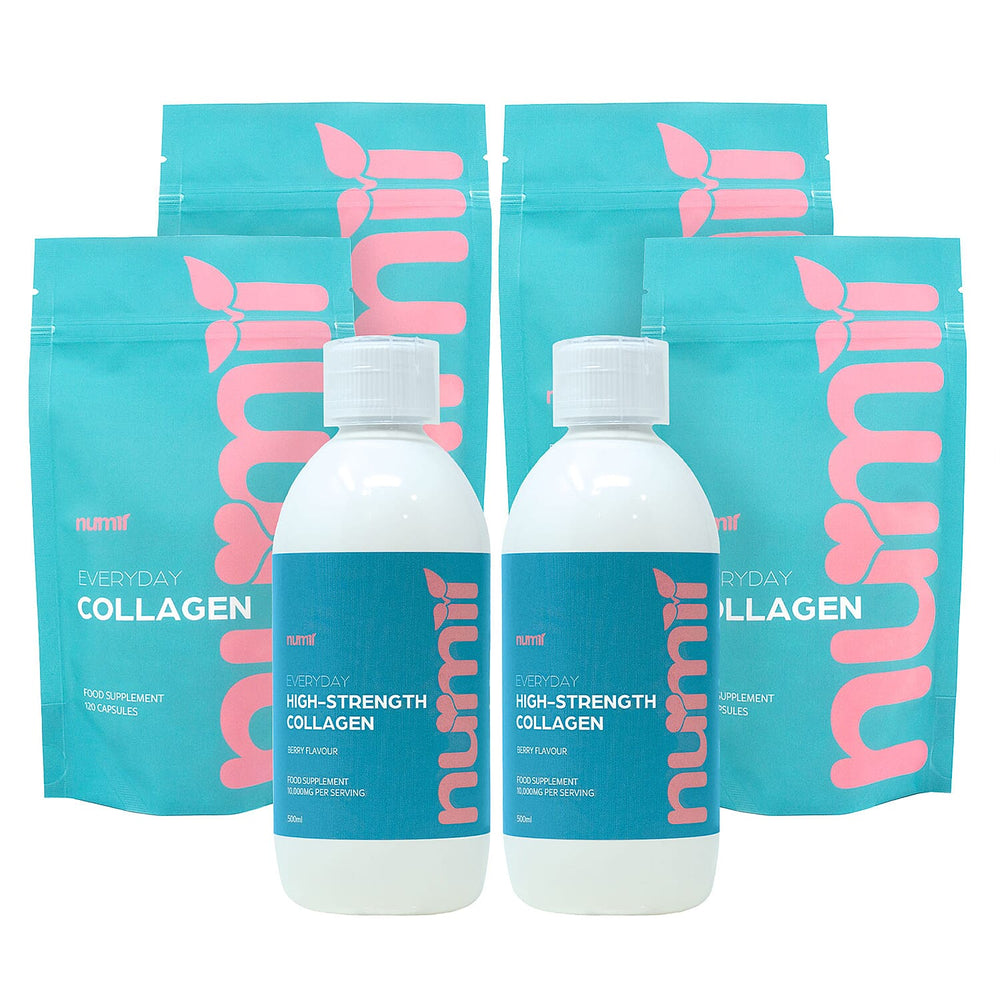Numii Collagen Super 6 Month Bundle (2 Bottles - 4 Capsule Packs)
