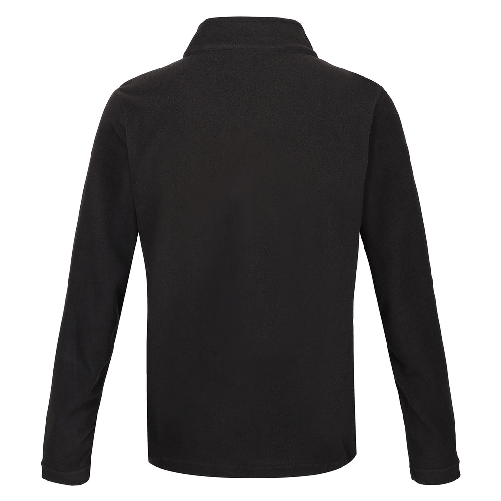Regatta Womens Lightweight Brushed Half-Zip Fleece (Size 10) - Black_8259996_5