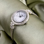 Royal Bali Collection - Sterling Silver Round Swiss Movement Dial Tulangnaga Chain Bracelet Watch (Size 7.5) Silver Wt. 18.03 Gms_8261267_1