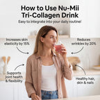 NuMii Advanced Tri-Peptide Collagen Drink (Type I, II and III) - 10,000mg