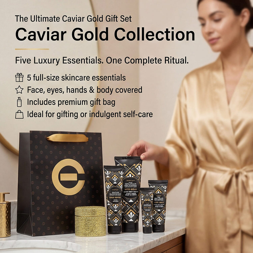 Elizabeth Grant Caviar Collection with Gold