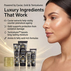 Elizabeth Grant Caviar Collection with Gold